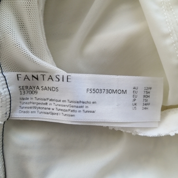 Fantasie Serraya Sands Underwire Scrunch Side One Piece Swim Suit Animal 34H - Picture 12 of 16